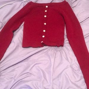 A half shirt sweater